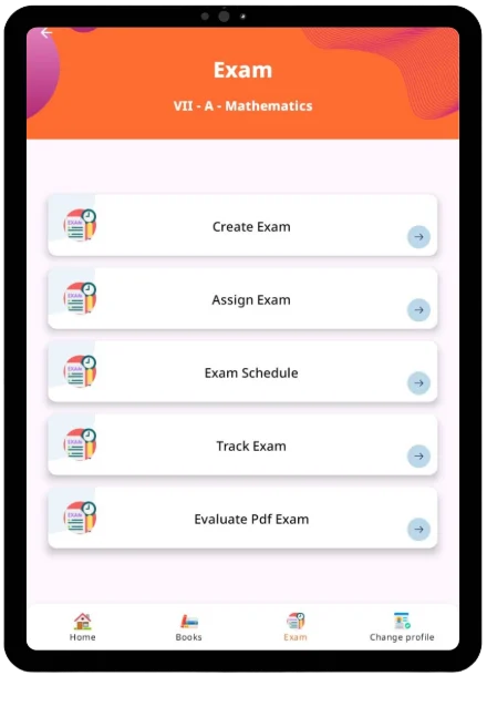 VidyaUpasna exam screen
